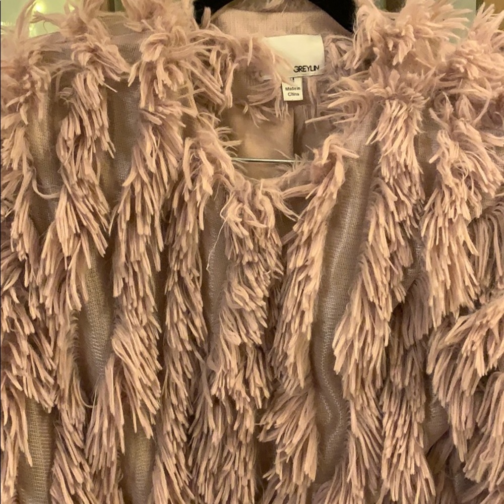 Cropped shag-jacket - Picture 2 of 5